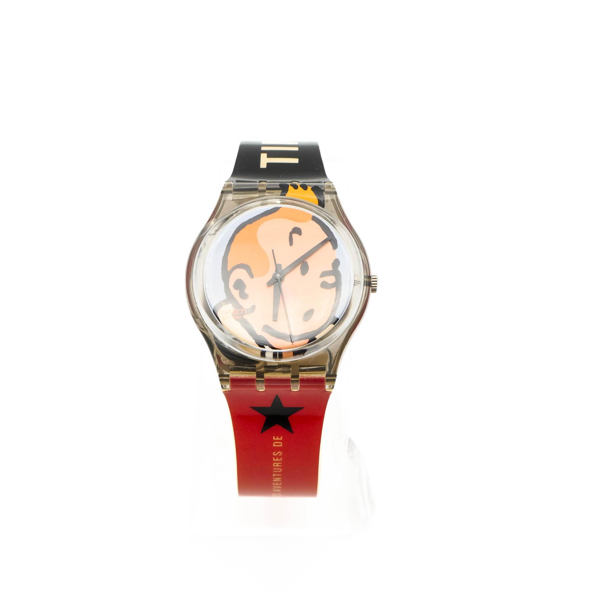 TINTIN swatch タンタンの冒険 75周年記念モデル スウォッチ