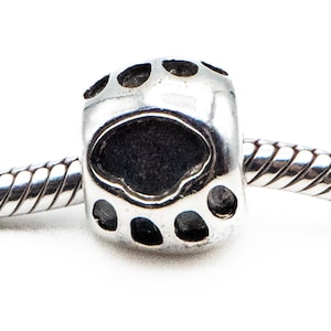 Paw Print Sterling Silver Charm
