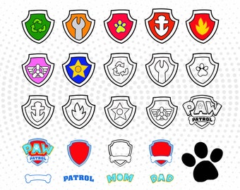 Download Paw Patrol Shield Etsy
