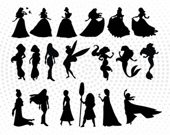 Download Princess Silhouette Etsy