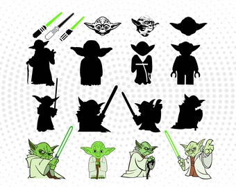 Download Yoda Silhouette Etsy