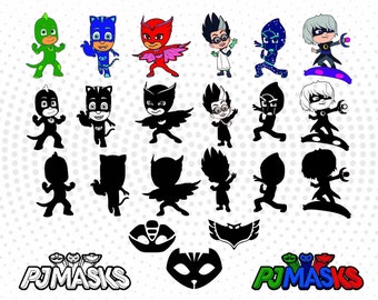 Pj Masks Svg Etsy