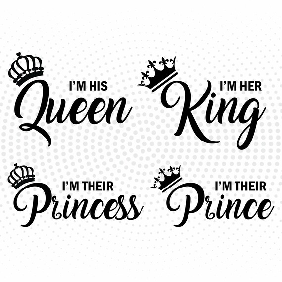 Download King Queen Family Svg Png Dxf For Cut Files Cricut Etsy