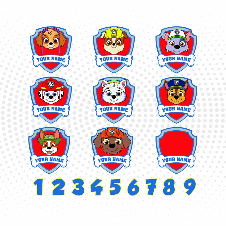 Free Free Paw Patrol Name Svg 617 SVG PNG EPS DXF File