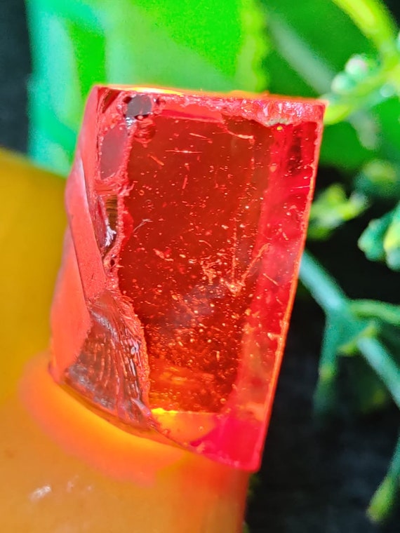 希少なバイカラーアンダラクリスタル：ライトモノアトミック原石、23