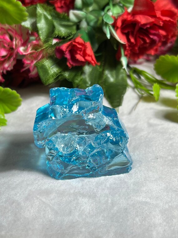 最も希少なアクアブルーのアンダラクリスタル 201グラム モノ