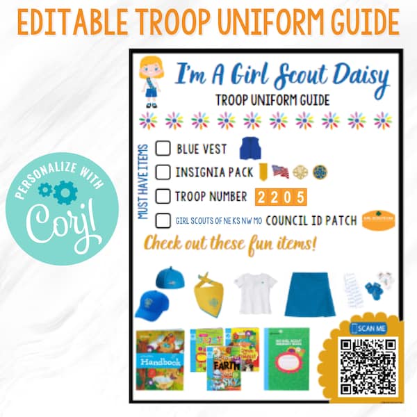 Girl Scout Daisy Etsy