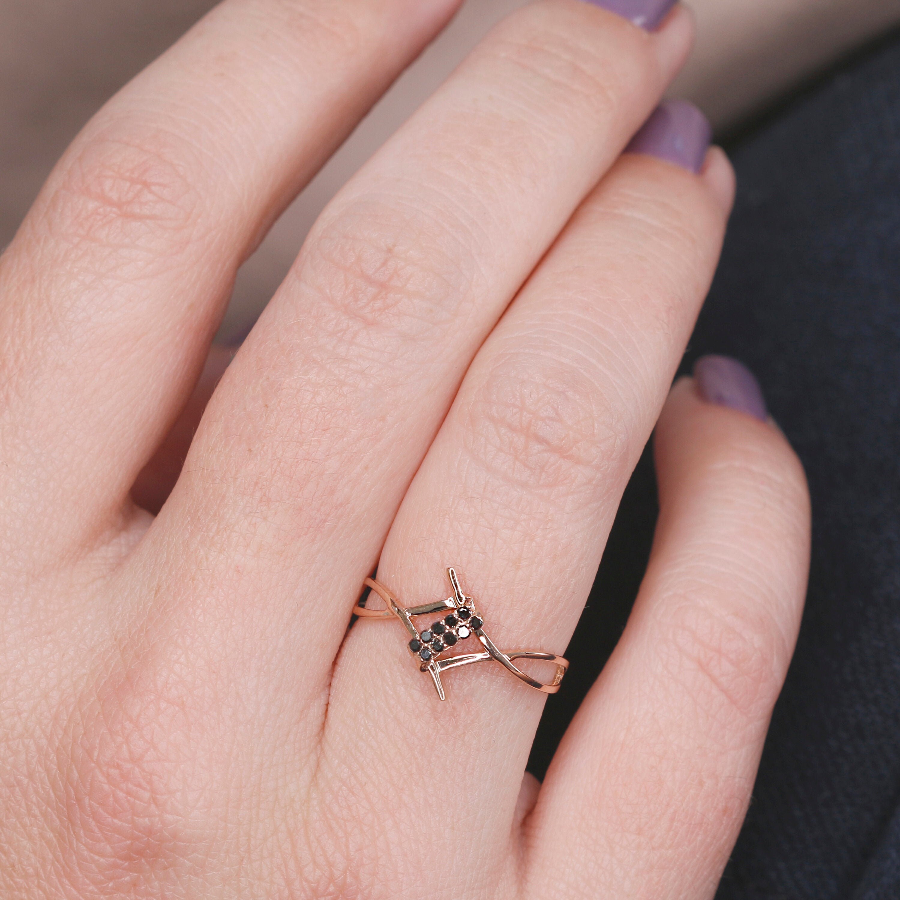 Wire engagement ring deals