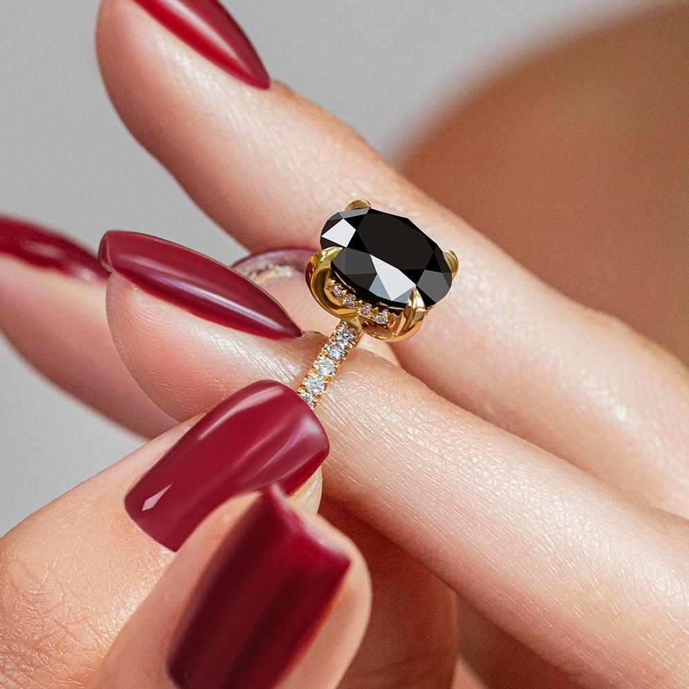 Black diamond 5 carat new arrivals