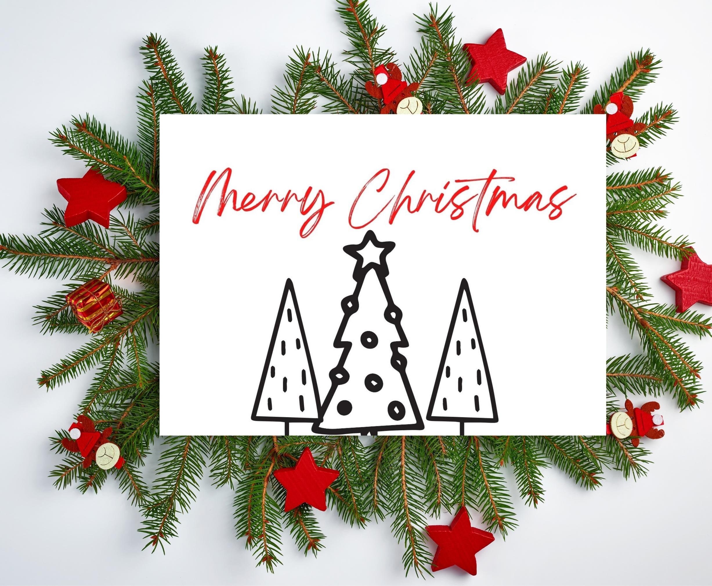 Merry Christmas 2024 Cards Printable Funny Card Etsy