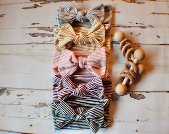オーガニックベビーヘッドバンド、新生児用ベビーリボン、ベビーヘッドバンド、幼児用ヘッドバンド、ベビーリボン、オーガニックベビー、ベビーシャワーギフト、女の子用ベビーギフト