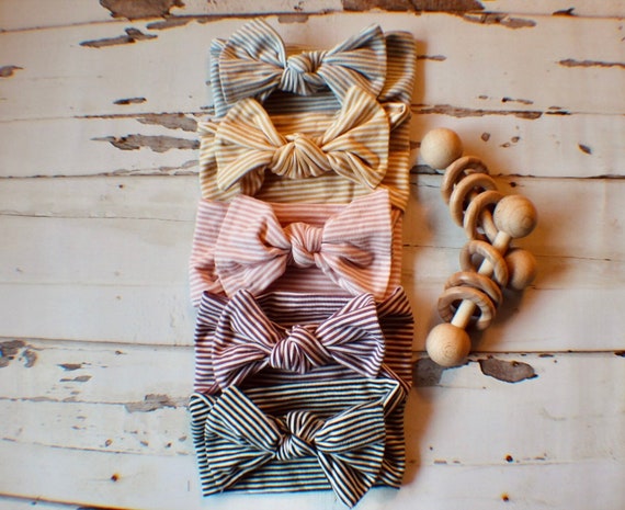 Organic baby store bows