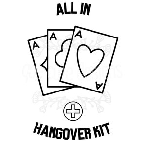 All In - Las Vegas • Cruda Kit • Hangover Recovery Kit • Bachelorette Party Favor • Despedida de Soltera • Digital Download