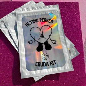 Ultimo Perreo • Cruda Kit • Hangover Recovery Kit • Bachelorette Party Favor • Despedida de Soltera • Resealable Bag
