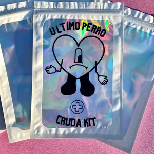 Custom Design • Cruda Kit • Hangover Recovery Kit • Bachelorette Party Favor • Party Favor • Despedida de Soltera • Resealable Bag