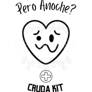 Pero Anoche • Cruda Kit • Hangover Recovery Kit • Despedida de soltera • Despedida de Soltera • Descarga digital