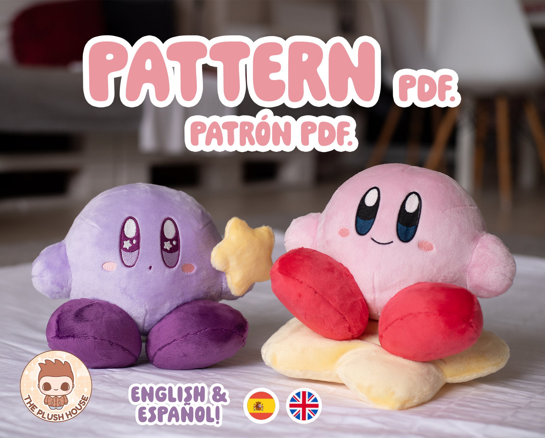 Sanei Cafe Kirby - Peluche de 6 pulgadas