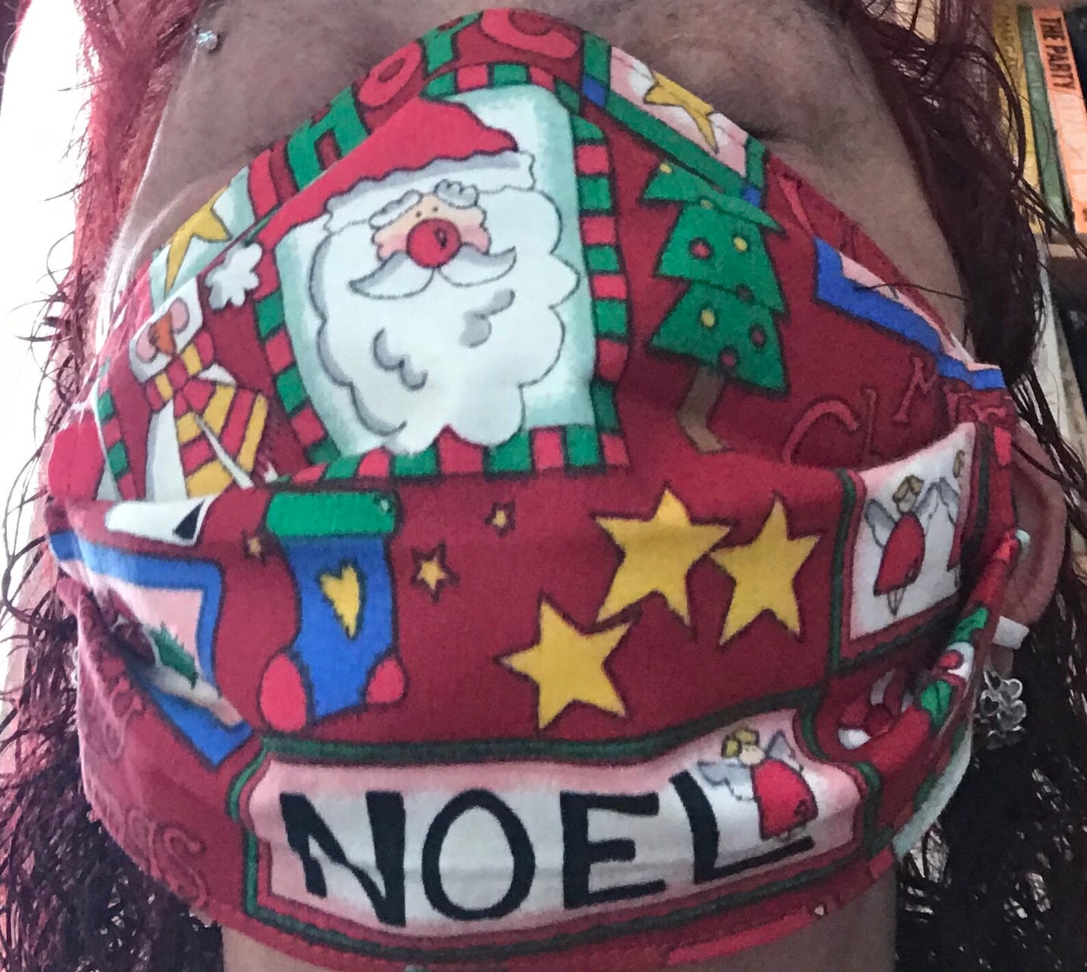 Merry Christmas Face Mask Etsy Israel