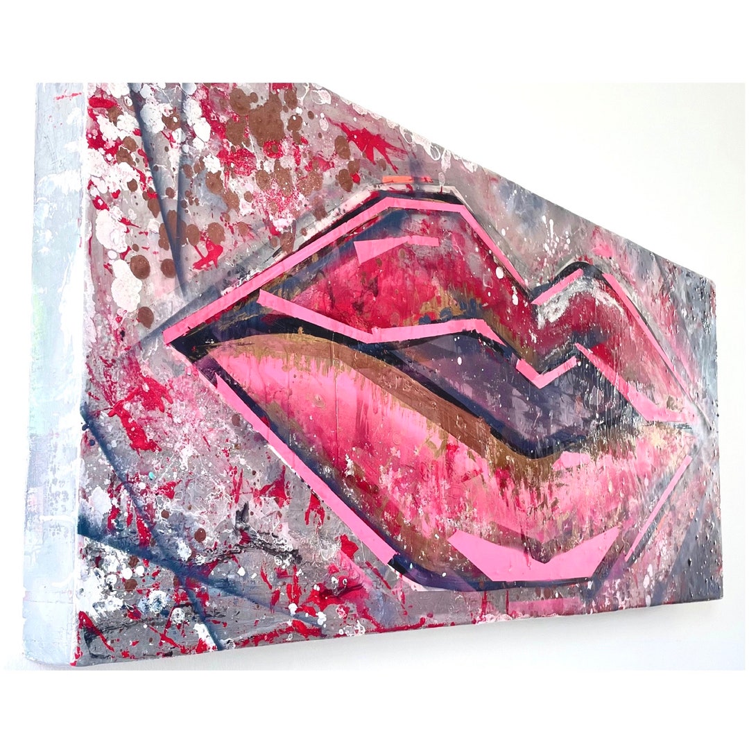 Original, Modern Painting, Fine Art Decor, Custom Built Wood Canvas Etsy