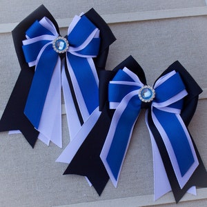 Shorty Style Horse Show Hair Bows, Horse Show Bows, Equestrian Show Bows, Equestrian Rider Bows, Equestrian Bows, Horse Rider Bows, Set of 2