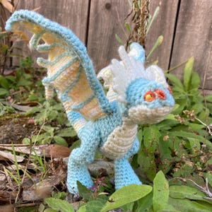 Patrón de crochet Nadder mortal de Cómo entrenar a tu dragón