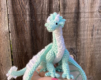 Crochet Wings Of Fire Icewing Toy PATTERN