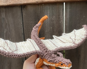 Crochet Wings Of Fire mudwing Toy PATTERN
