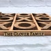 Large Personalized Tic-Tac-Toe Board Game!  Custom Outdoor/Indoor Board Game! 14'X14' Tabletop Tic Tac Toe 