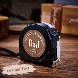 Personalized Tape Measure, Custom Tape Measure, Engraved Measuring Tape, Father&#39;s Day Gift, Handy Gift, DIY Tool, Handy Tool