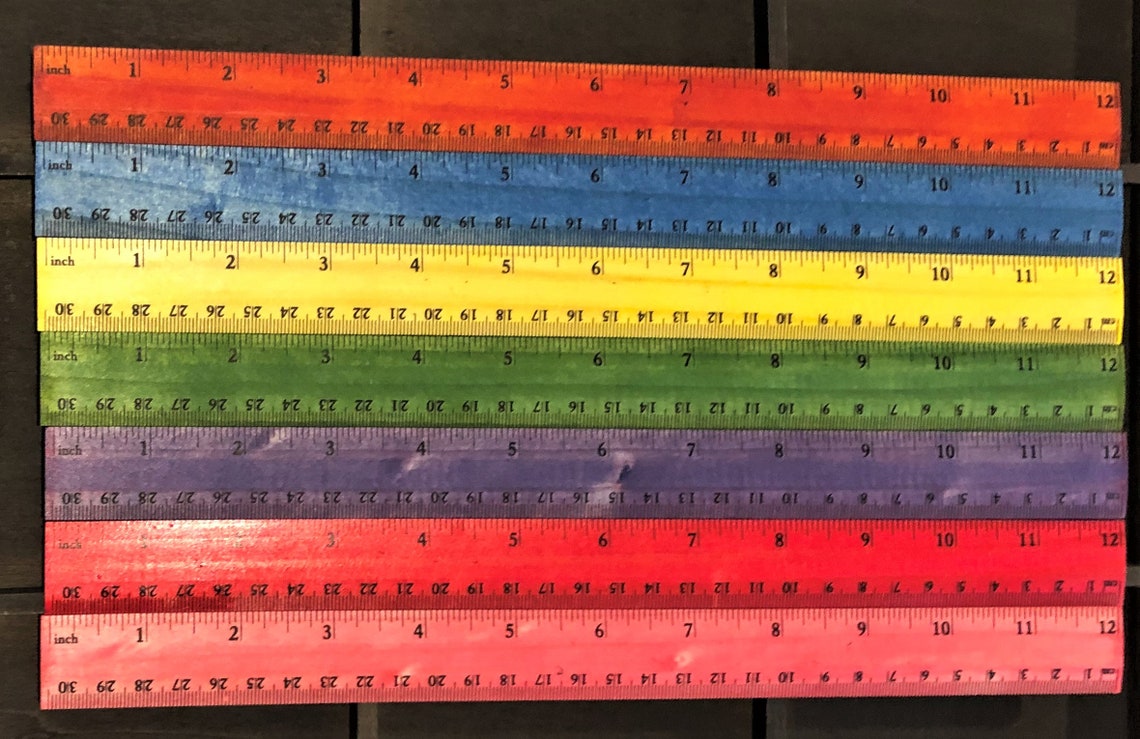 Personalized Rulers Custom 12 Rulers Back to School Etsy