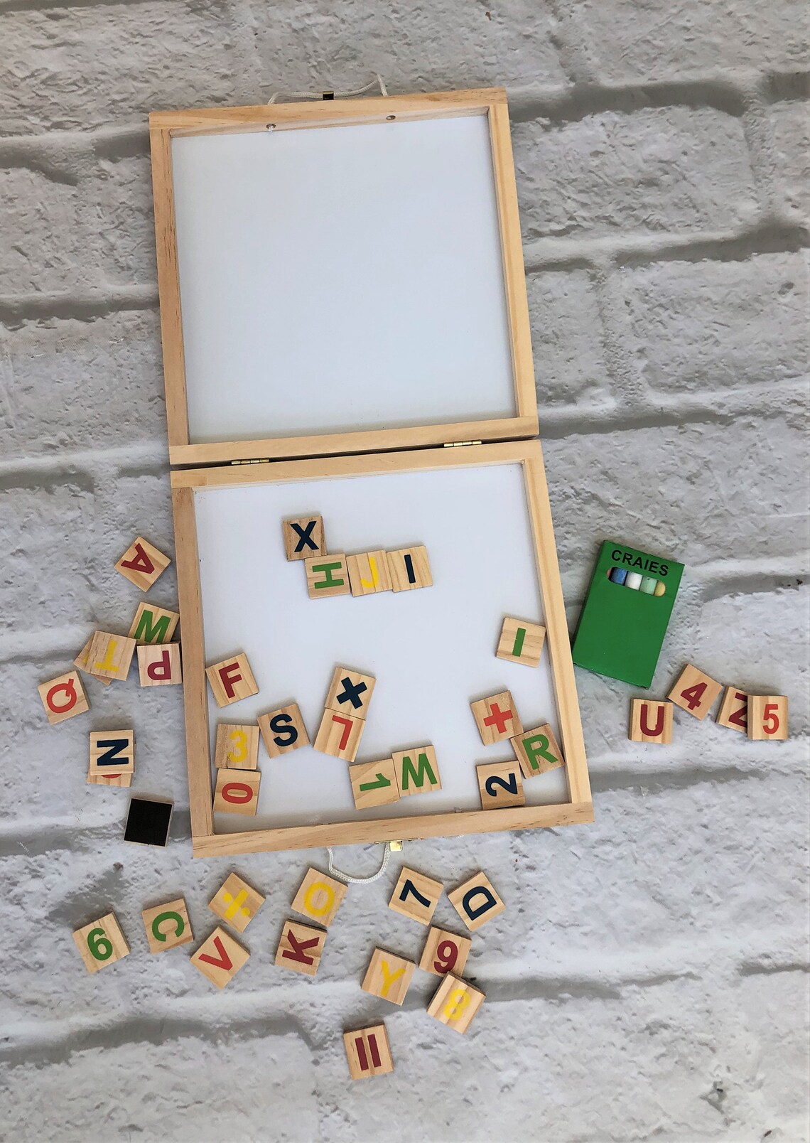 Montessori Board and Chalkboard Set with Etsy