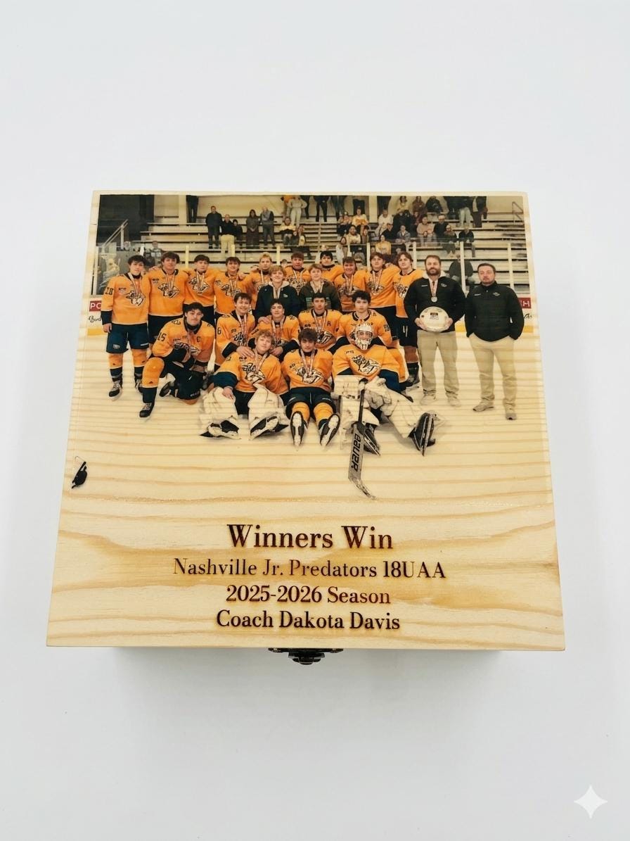 Personalized Wooden Keepsake Box | Custom Photo Box | Memory Box ...