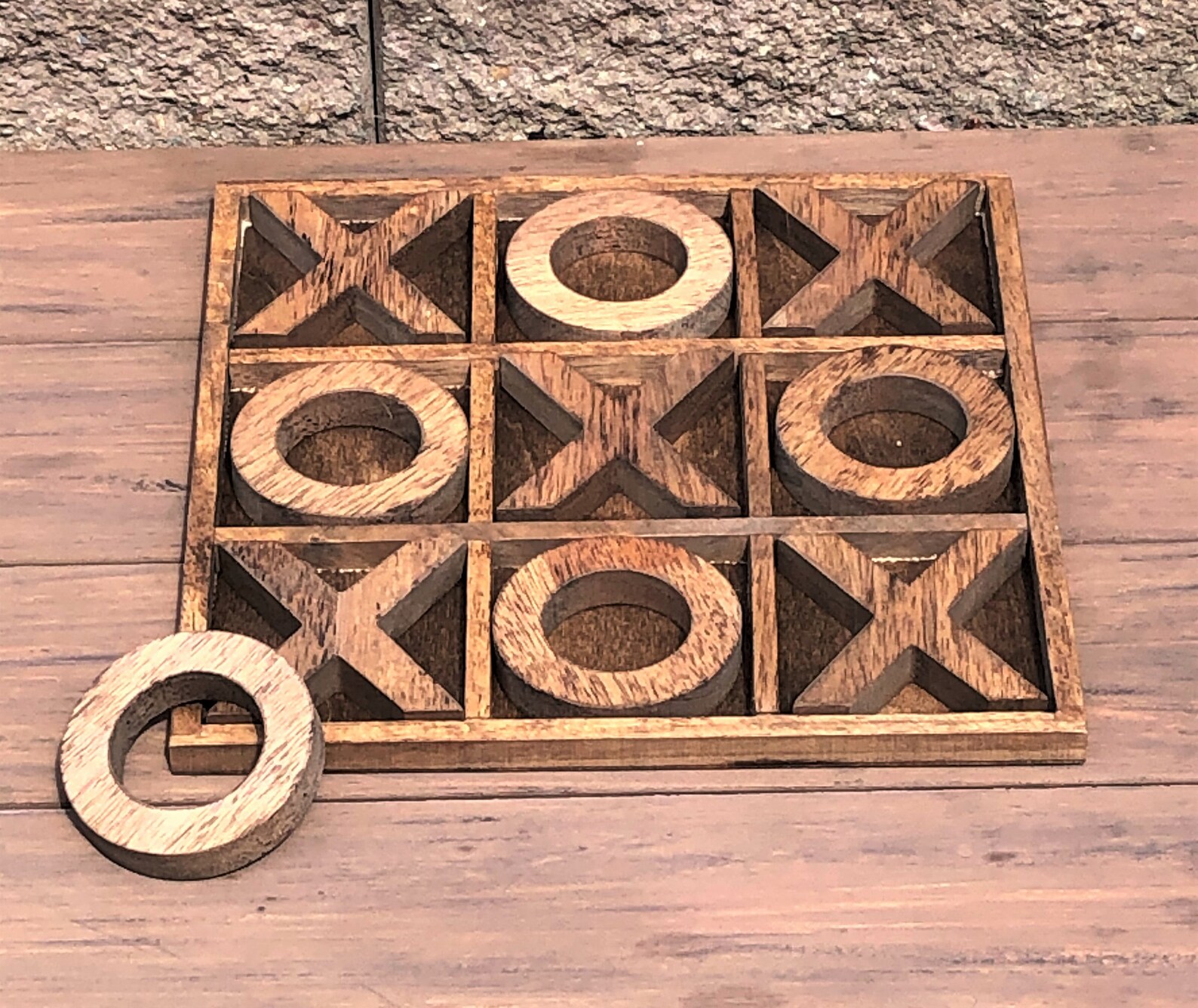 Large Personalized Tic-tac-toe Board Game Custom - Etsy