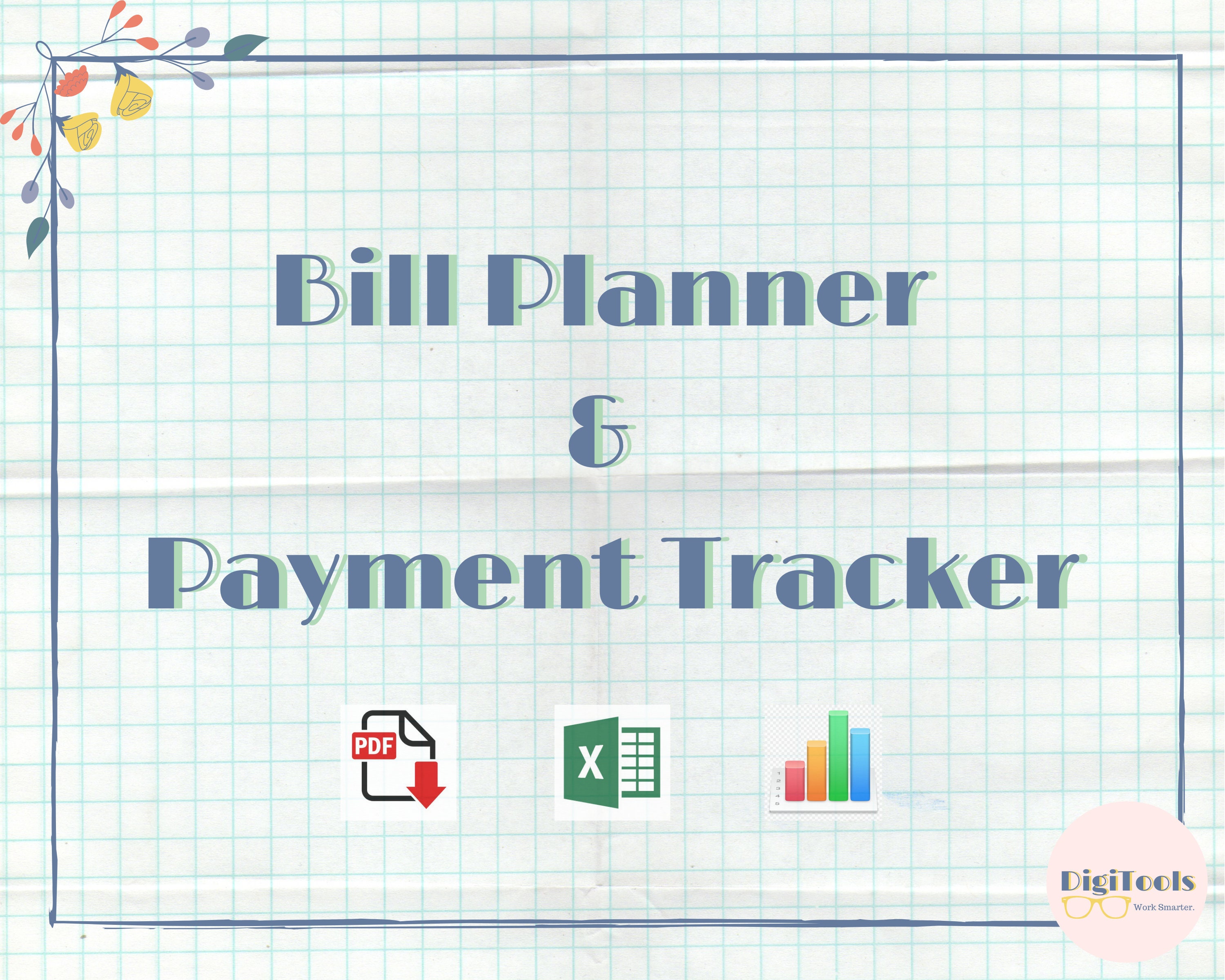 Bill Planner, Payment Tracker Template Excel, Apple Numbers, PDF - Etsy