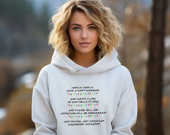 Sudadera con capucha navideña de Friends - Phoebe's Song
