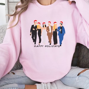 Friends Holiday Unisex Crewneck Sweatshirt - Happy Holidays