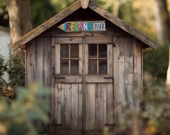 1 x Medium Sized Personalised Shed Sign