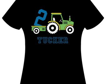 2. Geburtstag Traktor Thema- Digital Download-EDITABLE