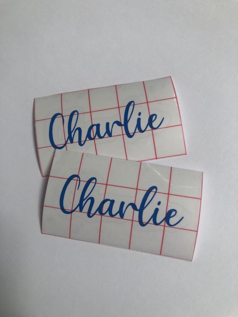 Custom Name Vinyl Decal Name Sticker Custom Vinyl Lettering Etsy