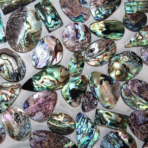 Abalone Shell, Bulk and Lot Per Kilo gram Abalone Shell Rare Quality Cabochon Wholesale Price Mix Size. Shape Abalone Shell Lot For Jewelry.