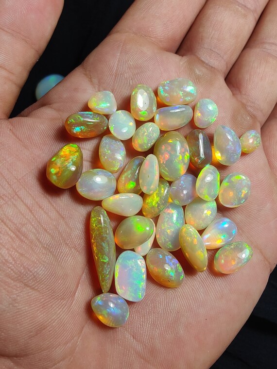 32 Pieces Natural Lot Opal Tumbled Gemstone Opal Tumbled Loose
