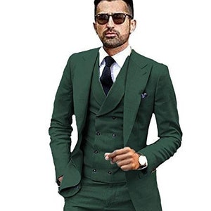 Buy Dark Green Suit Online In India Etsy India