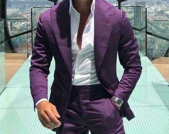 Purple Suit Jacket - Etsy