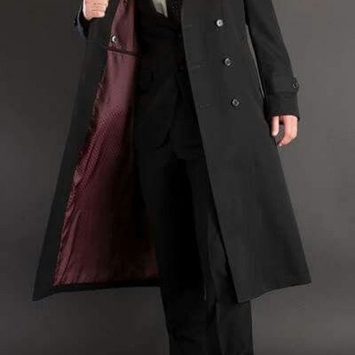 long black jacket men