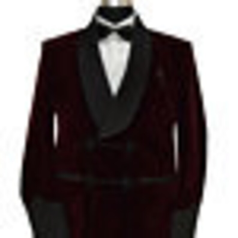 Mens Burgundy Smoking Jacket Designer Evening Party Host Wear Elegant Double Breasted Velvet Dinner Blazer Coat