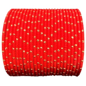 Model Goodluck Indian 24Pc Metal Bangles Set With Glitter