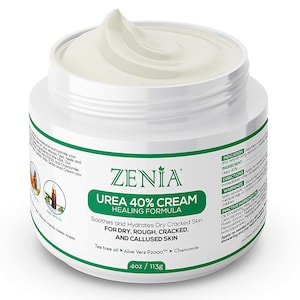 40% Urea Cream - Helps Extremely Dry, Callused, Rough, Dead Skin - For Feet, Hands, Elbows, Etc. With Pumice Stone