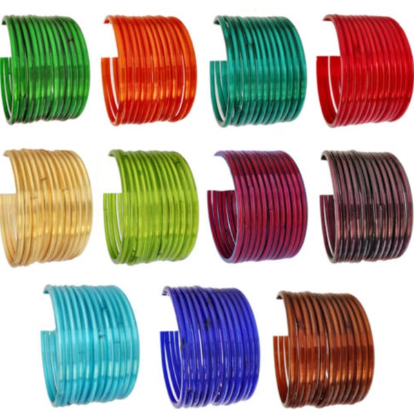 12pc Indian Plain Glass Bangles Churiyan Chudiyan Set Available In Different Sizes and Color