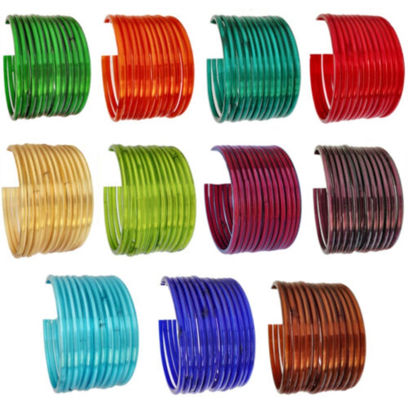 12pc Indian Plain Glass Bangles Churiyan Chudiyan Set Available In Different Sizes and Color image 1