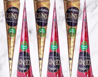 Zenia Fresh 100% Natural Henna Cones